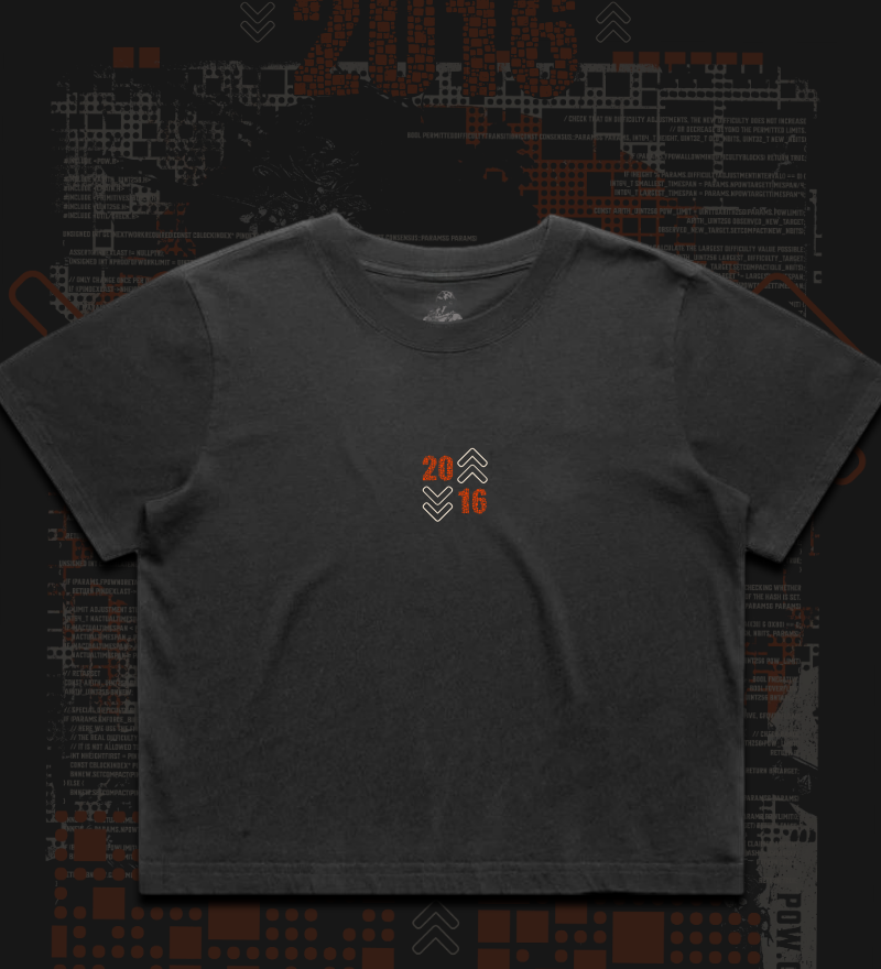 2016 Difficulty Adjustment - Premium Women's Crop T
