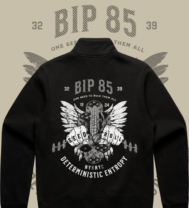 BIP-85 Premium 1/4 ZIP Sweater