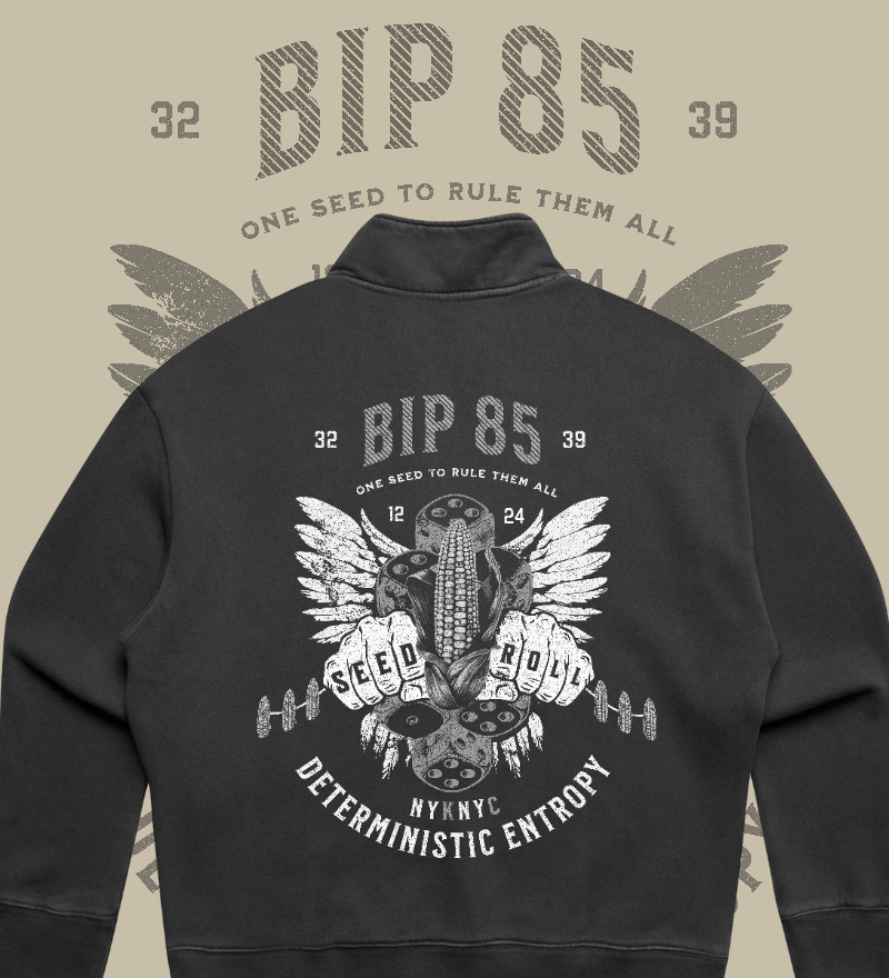BIP-85 Premium 1/4 ZIP Sweater