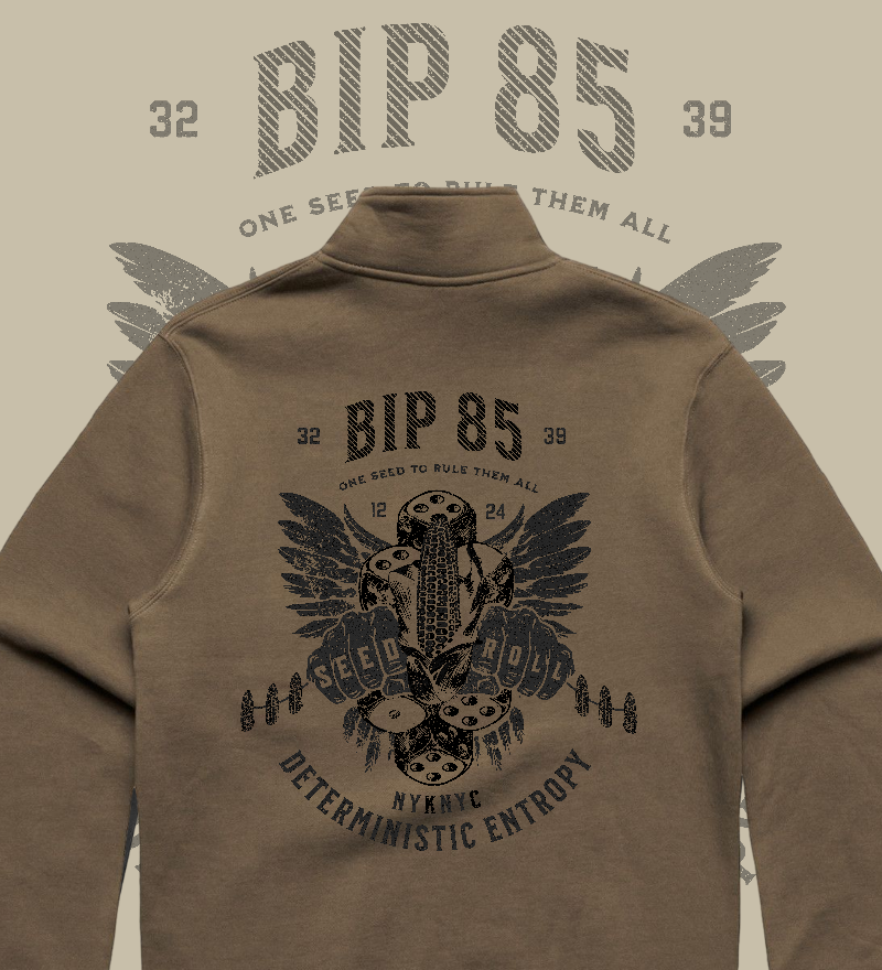 BIP-85 Premium 1/4 ZIP Sweater