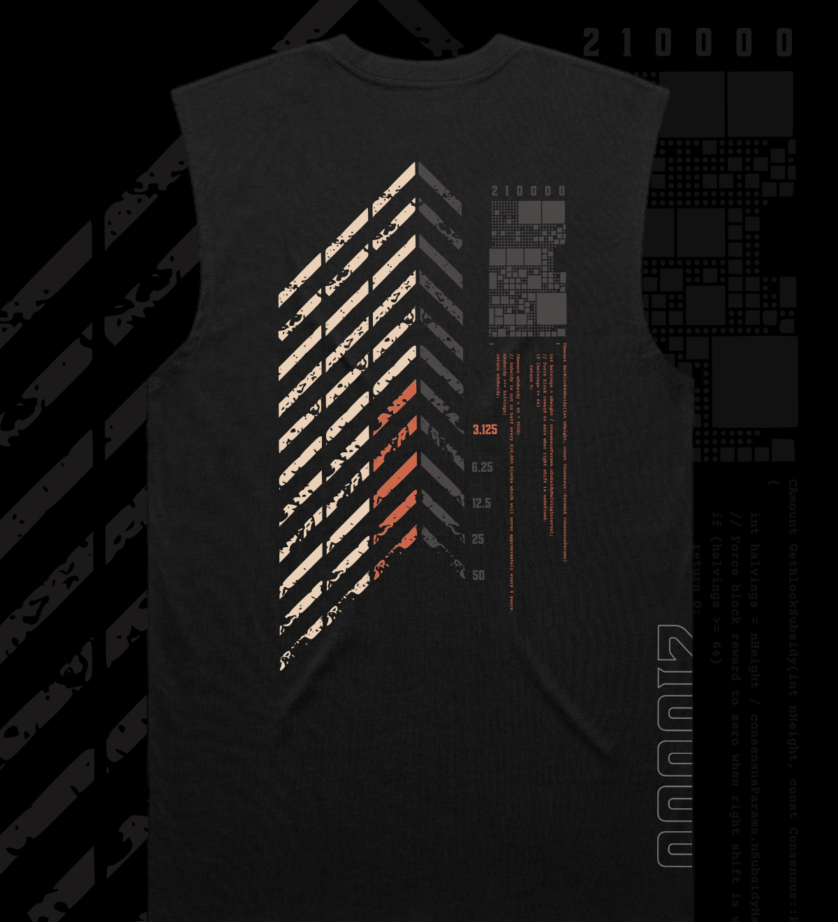 Epoch V "210000 Blocks" Premium Mens Tank