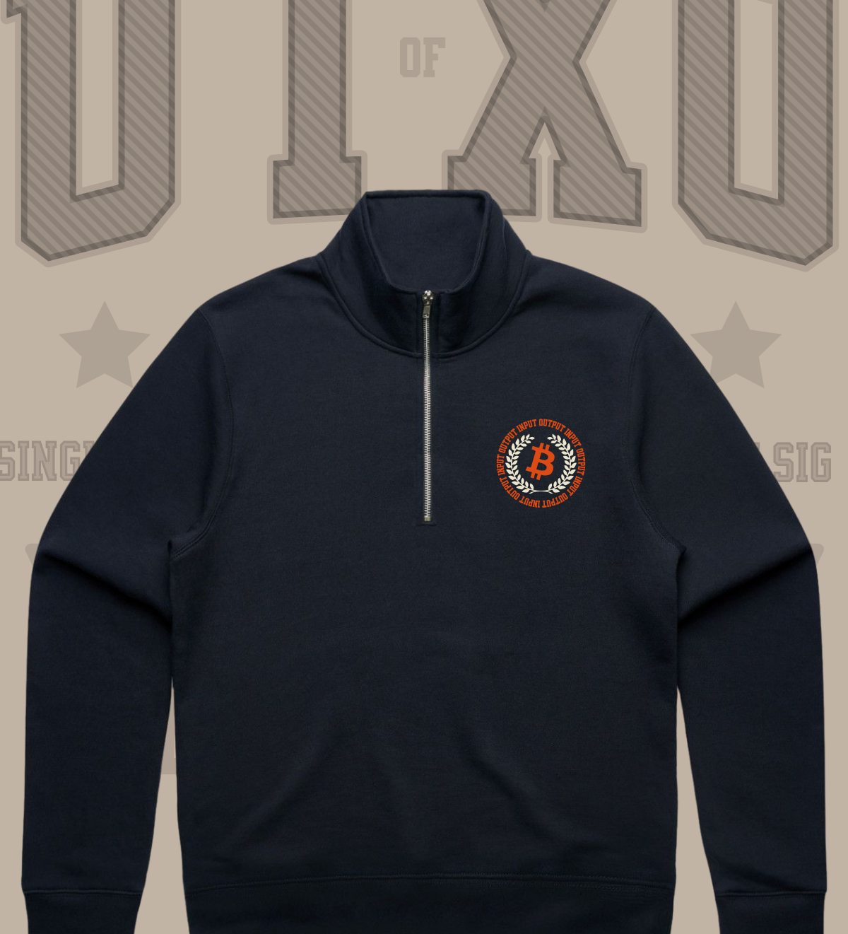 UTXO University Premium Half-Zip Sweatshirt
