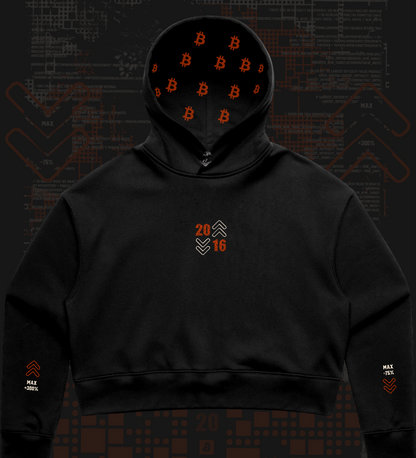 2016 Difficulty Adjustment - Premium Women's Crop Hoodie