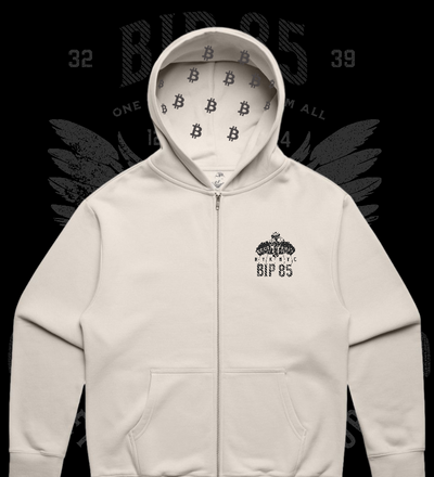 BIP-85 Premium Full Zip Hoodie