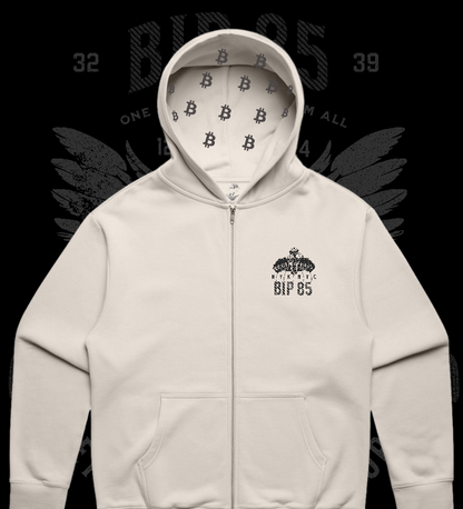 BIP-85 Premium Full Zip Hoodie