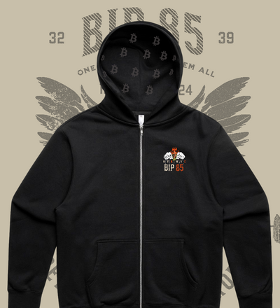 BIP-85 Premium Full Zip Hoodie