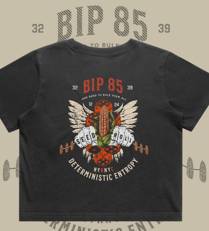 BIP-85 Premium Women's Heavy Faded Crop Top