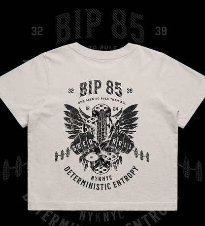 BIP-85 Premium Women's Heavy Faded Crop Top