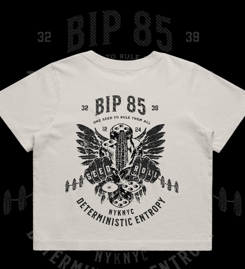 BIP-85 Premium Women's Heavy Faded Crop Top