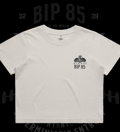 BIP-85 Premium Women's Heavy Faded Crop Top