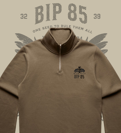 BIP-85 Premium 1/4 ZIP Sweater