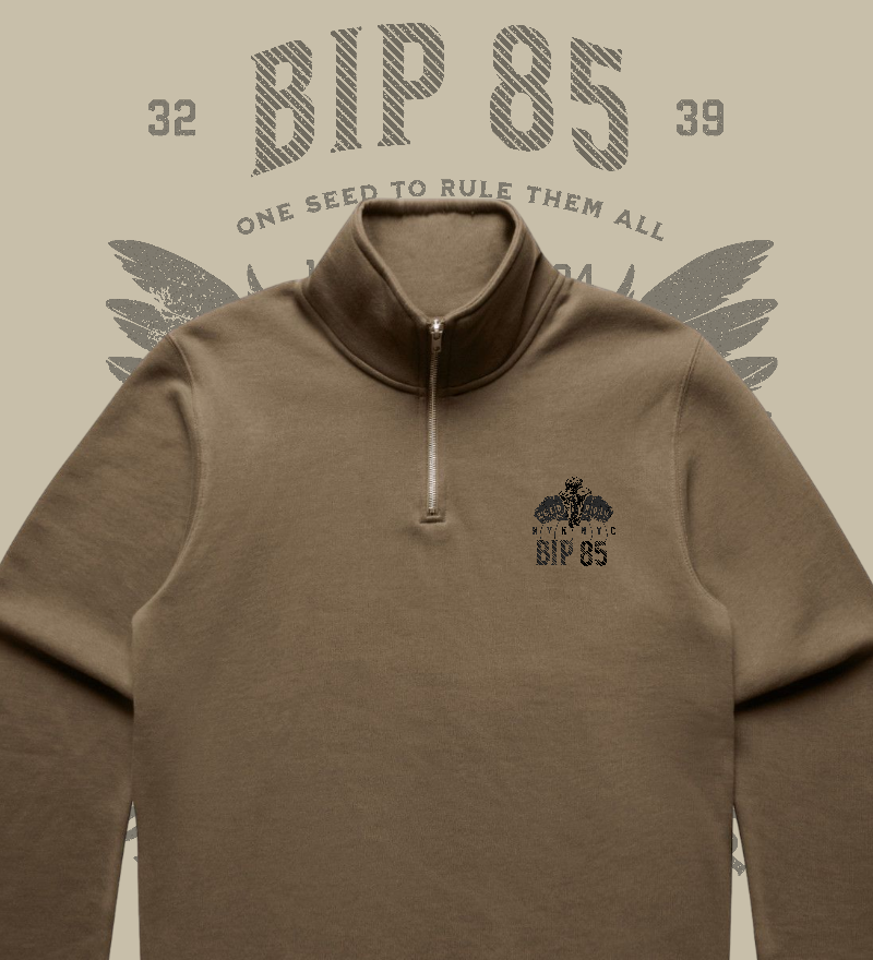 BIP-85 Premium 1/4 ZIP Sweater