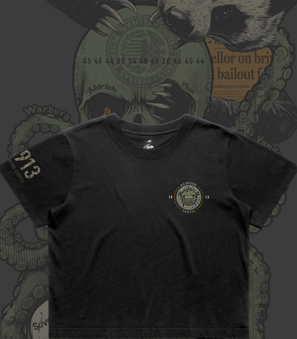 "Badger vs Cartel" Premium Womens CropTop