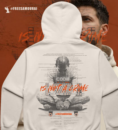 #FreeSamourai "Code is Not a Crime" Premium Hoodie