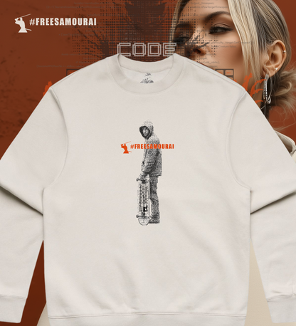 #FreeSamourai "Code is Not a Crime" Premium Sweatshirt