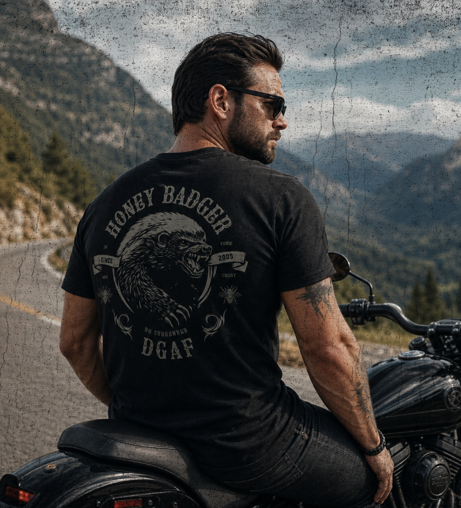 Honey Badger DGAF - Premium T-Shirt