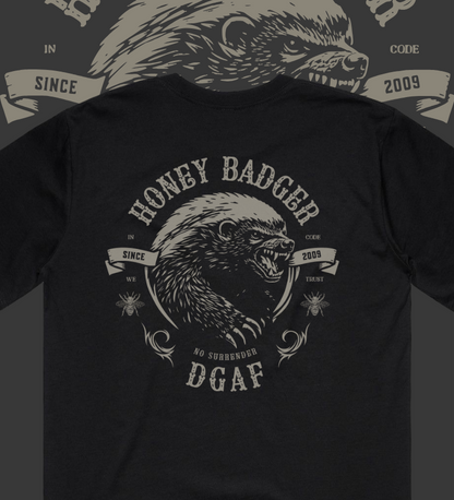 Honey Badger DGAF - Premium T-Shirt