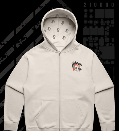 Epoch V "210000 Blocks" Full-ZIP Premium Hoodie