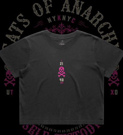 Sats of Anarchy - Women's Premium Croptop