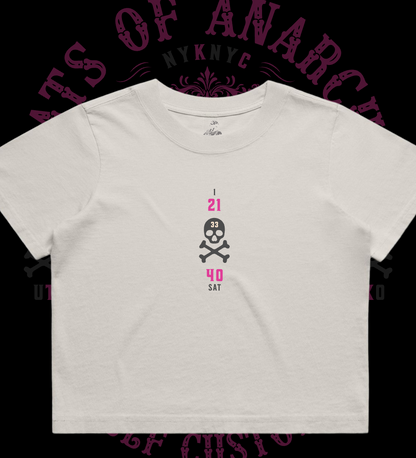 Sats of Anarchy - Women's Premium Croptop
