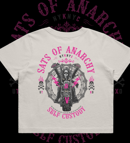 Sats of Anarchy - Women's Premium Croptop