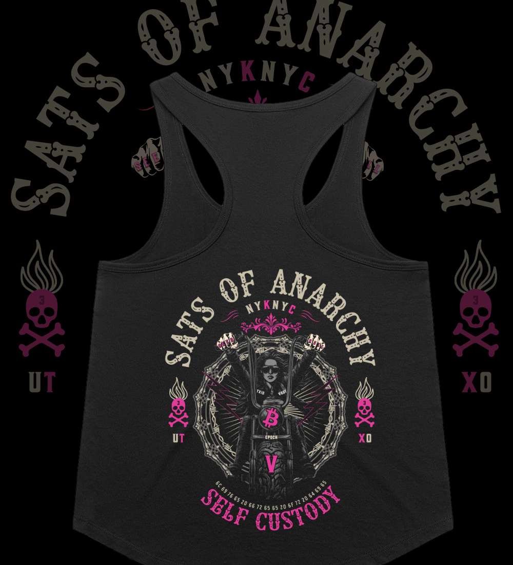 Sats of Anarchy - Women's Premium Racerback