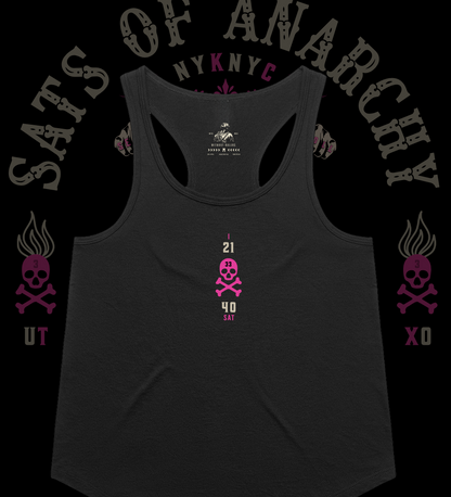 Sats of Anarchy - Women's Premium Racerback