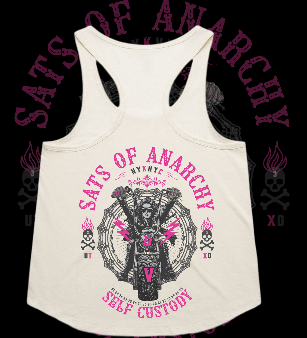 Sats of Anarchy - Women's Premium Racerback