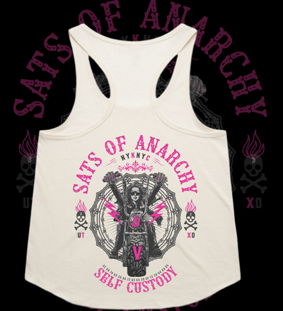 Sats of Anarchy - Women's Premium Racerback