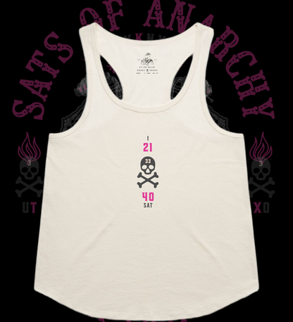 Sats of Anarchy - Women's Premium Racerback
