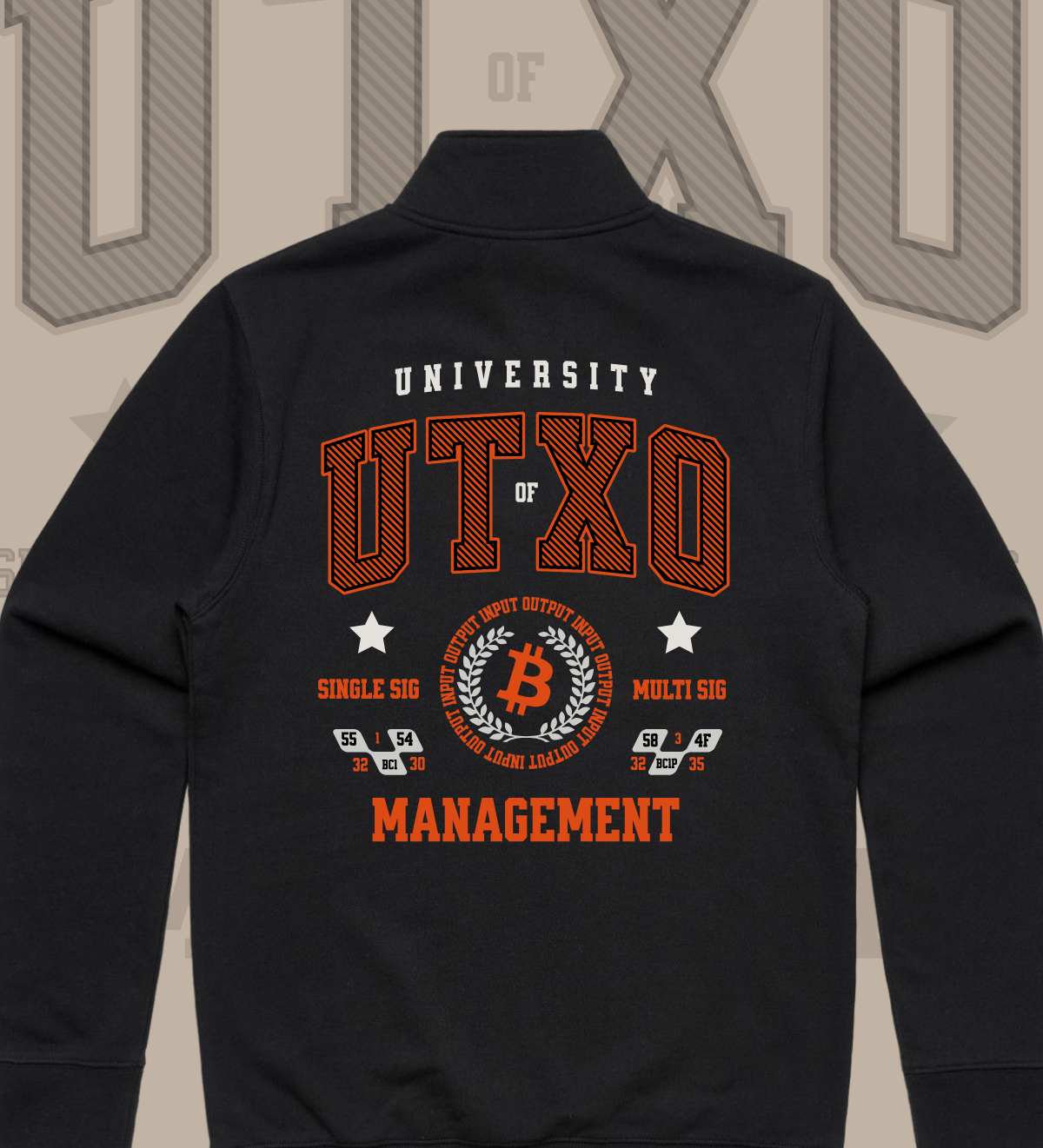 UTXO University Premium Half-Zip Sweatshirt