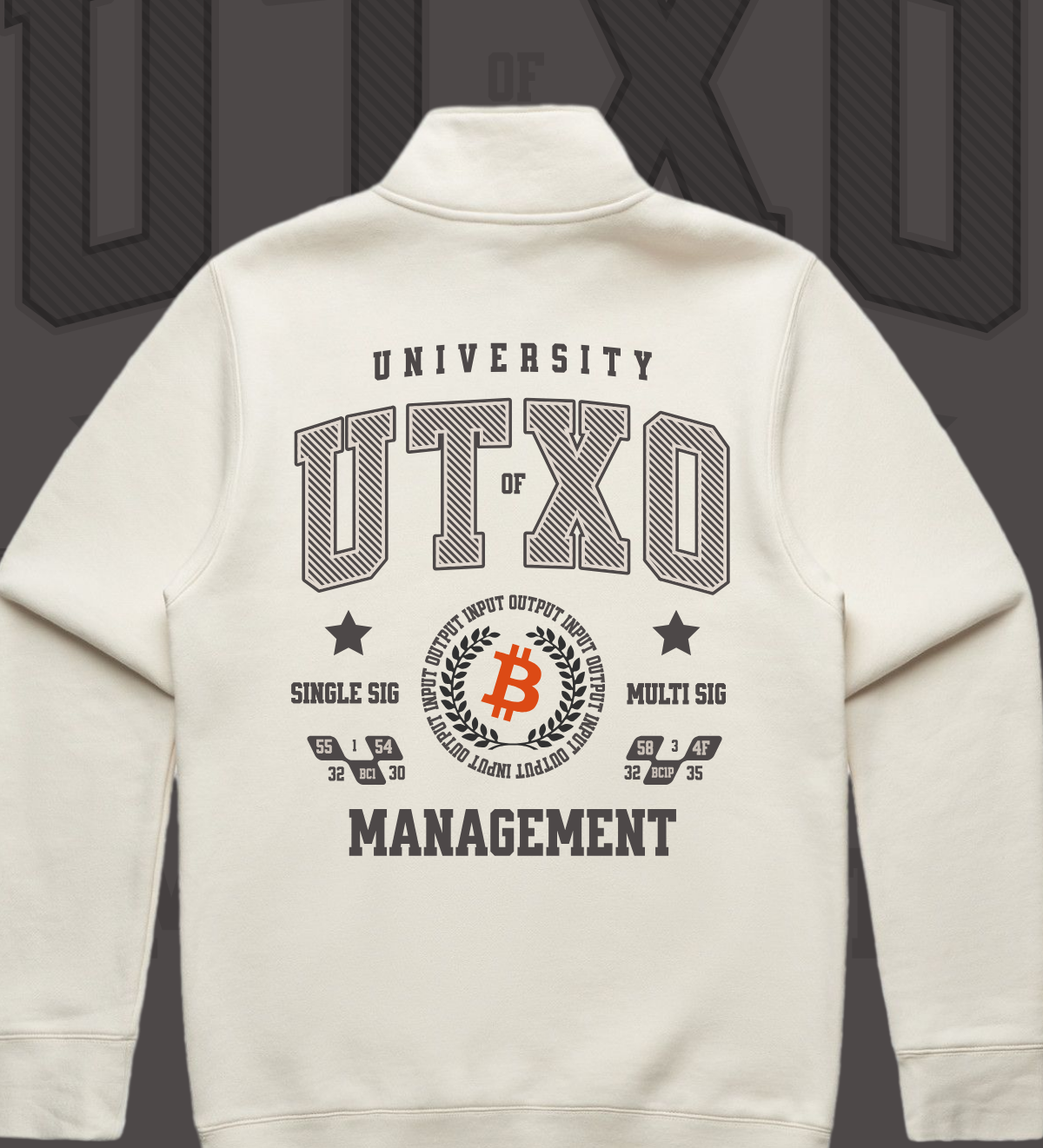 UTXO University Premium Half-Zip Sweatshirt