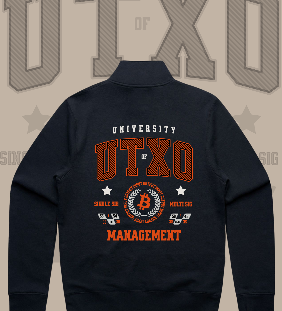 UTXO University Premium Half-Zip Sweatshirt