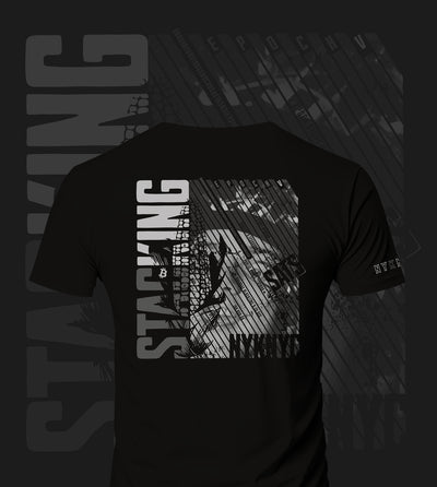 Stac King - Black and White - T-Shirt
