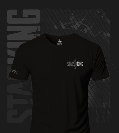 Stac King - Black and White - T-Shirt
