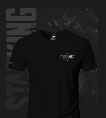 NYKNYC - Stacking - Black and White - T-Shirt